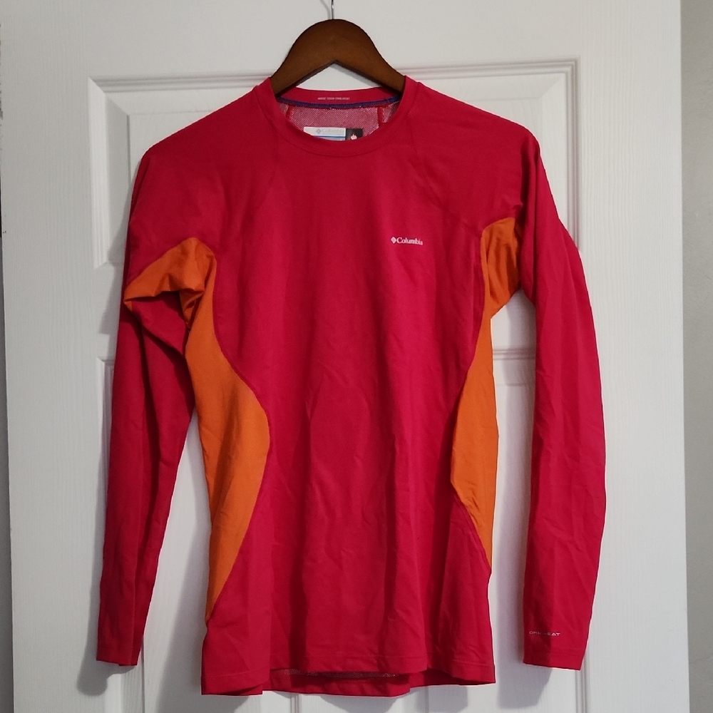 Columbia Fuschia and Orange Performance Shirt